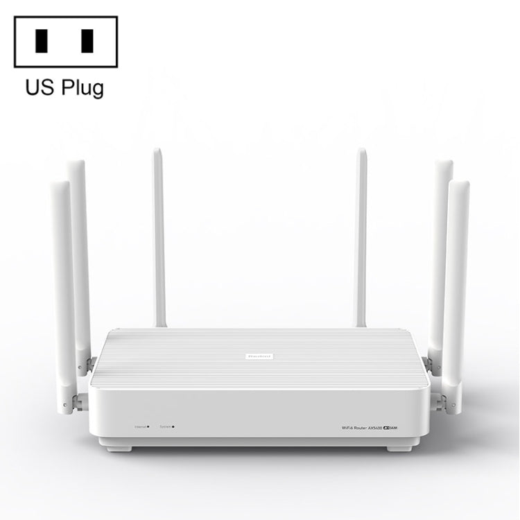 Original Xiaomi Redmi AX5400 WiFi 6 Router 160MHz 4K QAM, US Plug Original Xiaomi Redmi AX5400 WiFi 6 Router 160MHz 4K QAM, US Plug